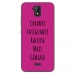 TPU0ALTICES51GENIALEFUSHIA - Coque souple pour Altice S51 avec impression Motifs Chiante mais Géniale fushia