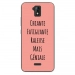 TPU0ALTICES51GENIALEROSE - Coque souple pour Altice S51 avec impression Motifs Chiante mais Géniale rose