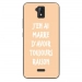 TPU0ALTICES51RAISONBEIGE - Coque souple pour Altice S51 avec impression Motifs marre d'avoir raison beige