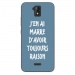 TPU0ALTICES51RAISONBLEU - Coque souple pour Altice S51 avec impression Motifs marre d'avoir raison bleu