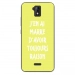 TPU0ALTICES51RAISONJAUNE - Coque souple pour Altice S51 avec impression Motifs marre d'avoir raison jaune