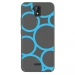 TPU0ALTICES51RONDSBLEUS - Coque souple pour Altice S51 avec impression Motifs ronds bleus