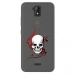 TPU0ALTICES51SKULLTRIBAL - Coque souple pour Altice S51 avec impression Motifs tête de mort sur fond tribal