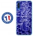 TPU0GALA70ARABESQUEBLEU - Coque souple pour Samsung Galaxy A70 avec impression Motifs arabesque bleu