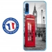 TPU0GALA70CABINEUK - Coque souple pour Samsung Galaxy A70 avec impression Motifs cabine téléphonique UK rouge