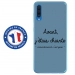 TPU0GALA70CHIANTEBLEU - Coque souple pour Samsung Galaxy A70 avec impression Motifs Avant, j'étais chiante bleu