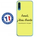 TPU0GALA70CHIANTEJAUNE - Coque souple pour Samsung Galaxy A70 avec impression Motifs Avant, j'étais chiante jaune