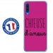 TPU0GALA70CHIEUSEFUSHIA - Coque souple pour Samsung Galaxy A70 avec impression Motifs Chieuse d'Amour fushia