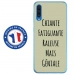 TPU0GALA70GENIALEVERT - Coque souple pour Samsung Galaxy A70 avec impression Motifs Chiante mais Géniale vert