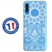 TPU0GALA70MANDALABLANC - Coque souple pour Samsung Galaxy A70 avec impression Motifs Mandala blanc