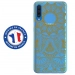 TPU0GALA70MANDALAGOLD - Coque souple pour Samsung Galaxy A70 avec impression Motifs Mandala gold