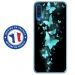 TPU0GALA70PAPILLONSBLEUS - Coque souple pour Samsung Galaxy A70 avec impression Motifs papillons bleus