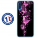 TPU0GALA70PAPILLONSFUSHIAS - Coque souple pour Samsung Galaxy A70 avec impression Motifs papillons fushias