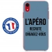 TPU0IPXRAPEROBLEU - Coque souple pour Apple iPhone XR avec impression Motifs l'apéro recrute bleu