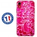 TPU0IPXRARABESQUEFUSHIA - Coque souple pour Apple iPhone XR avec impression Motifs arabesque fushia