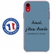 TPU0IPXRCHIANTEBLEU - Coque souple pour Apple iPhone XR avec impression Motifs Avant, j'étais chiante bleu