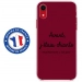 TPU0IPXRCHIANTEBORDEAU - Coque souple pour Apple iPhone XR avec impression Motifs Avant, j'étais chiante bordeau