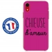 TPU0IPXRCHIEUSEFUSHIA - Coque souple pour Apple iPhone XR avec impression Motifs Chieuse d'Amour fushia