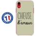 TPU0IPXRCHIEUSEVERT - Coque souple pour Apple iPhone XR avec impression Motifs Chieuse d'Amour vert