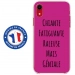 TPU0IPXRGENIALEFUSHIA - Coque souple pour Apple iPhone XR avec impression Motifs Chiante mais Géniale fushia