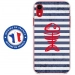 TPU0IPXRPOISSON - Coque souple pour Apple iPhone XR avec impression Motifs squelette poisson