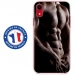 TPU0IPXRTORSE - Coque souple pour Apple iPhone XR avec impression Motifs torse d'un homme musclé