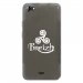 TPU0JIMMYTRISKEL - Coque Souple en gel transparente pour Wiko Jimmy avec impression Motifs Triskel celte blanc