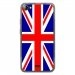 TPU0JIMMYUNIONJACK - Coque Souple en gel transparente pour Wiko Jimmy avec impression Motifs Union Jack