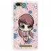 TPU0LENNY3PETITEFILLE - Coque souple pour Wiko Lenny 3 avec impression Motifs petite fille manga