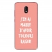 TPU0LENNY5RAISONROSE - Coque souple pour Wiko Lenny 5 avec impression Motifs marre d'avoir raison rose