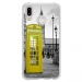 TPU0P20LITECABINEUKJAUNE - Coque souple pour Huawei P20 Lite avec impression Motifs cabine téléphonique UK jaune