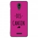 TPU0TOMMY2DISCAMIONFUSHIA - Coque souple pour Wiko Tommy 2 avec impression Motifs Dis Camion fushia