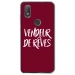 TPU0VIEW2VENDREVEBORDEAU - Coque souple pour Wiko View 2 avec impression Motifs vendeur de rêves bordeau