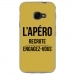 TPU0XCOVER4APEROOR - Coque souple pour Samsung Galaxy XCover 4 avec impression Motifs l'apéro recrute or