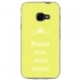 TPU0XCOVER4BOUDERJAUNE - Coque souple pour Samsung Galaxy XCover 4 avec impression Motifs Bouder pour mieux Régner jaune