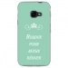 TPU0XCOVER4BOUDERTURQUOISE - Coque souple pour Samsung Galaxy XCover 4 avec impression Motifs Bouder pour mieux Régner turquoise