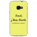 TPU0XCOVER4CHIANTEJAUNE - Coque souple pour Samsung Galaxy XCover 4 avec impression Motifs Avant, j'étais chiante jaune