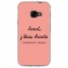 TPU0XCOVER4CHIANTEROSE - Coque souple pour Samsung Galaxy XCover 4 avec impression Motifs Avant, j'étais chiante rose