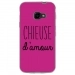 TPU0XCOVER4CHIEUSEFUSHIA - Coque souple pour Samsung Galaxy XCover 4 avec impression Motifs Chieuse d'Amour fushia