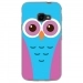 TPU0XCOVER4CHOUETTE3 - Coque souple pour Samsung Galaxy XCover 4 avec impression Motifs chouette bleue et rose