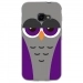 TPU0XCOVER4CHOUETTE6 - Coque souple pour Samsung Galaxy XCover 4 avec impression Motifs chouette endormie mauve et grise