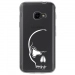 TPU0XCOVER4CRANE - Coque souple pour Samsung Galaxy XCover 4 avec impression Motifs crâne blanc