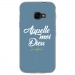 TPU0XCOVER4DIEUBLEU - Coque souple pour Samsung Galaxy XCover 4 avec impression Motifs Appelle moi Dieu bleu