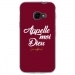 TPU0XCOVER4DIEUBORDEAU - Coque souple pour Samsung Galaxy XCover 4 avec impression Motifs Appelle moi Dieu bordeau