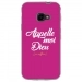 TPU0XCOVER4DIEUFUSHIA - Coque souple pour Samsung Galaxy XCover 4 avec impression Motifs Appelle moi Dieu fushia