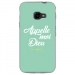 TPU0XCOVER4DIEUTURQUOISE - Coque souple pour Samsung Galaxy XCover 4 avec impression Motifs Appelle moi Dieu turquoise