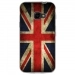 TPU0XCOVER4DRAPUKVINTAGE - Coque souple pour Samsung Galaxy XCover 4 avec impression Motifs drapeau UK vintage