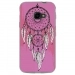 TPU0XCOVER4REVEROSE - Coque souple pour Samsung Galaxy XCover 4 avec impression Motifs attrape rêve sur fond rose