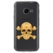 TPU0XCOVER4SKULLOR - Coque souple pour Samsung Galaxy XCover 4 avec impression Motifs tête de mort aspect or