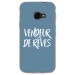 TPU0XCOVER4VENDREVEBLEU - Coque souple pour Samsung Galaxy XCover 4 avec impression Motifs vendeur de rêves bleu